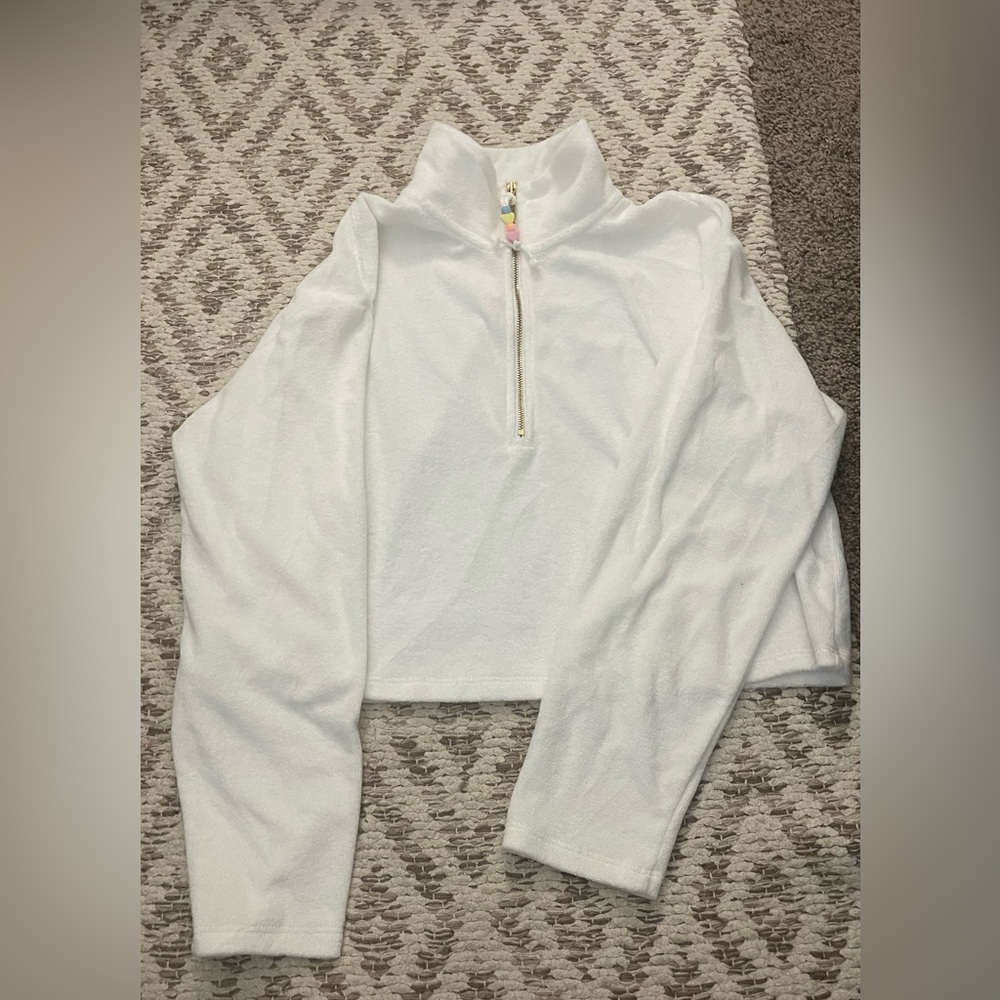White Stoney Clover pullover